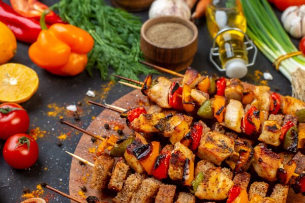 brochette dinde