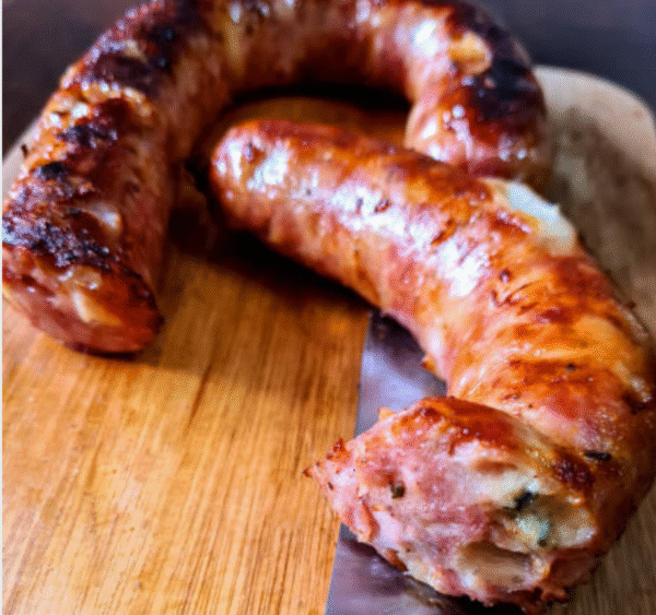 la saucisse au cheddar
