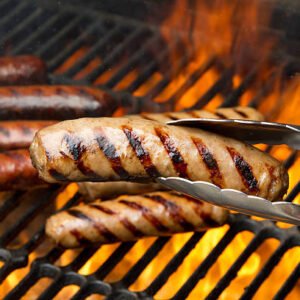 la saucisse porc et bœuf