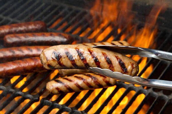 la saucisse porc et bœuf