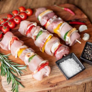 La brochette poulet Hawaï